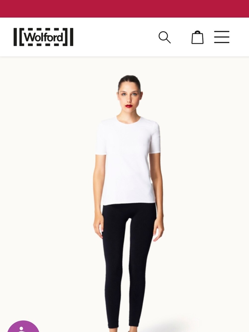 Wolford Aurora Pure Short Sleeve Top